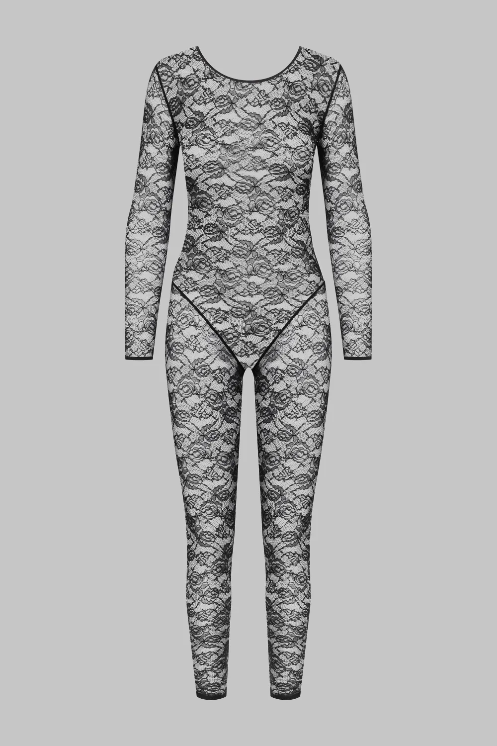 Maison Close FlashbackCatsuit manches longues dos ouvert
