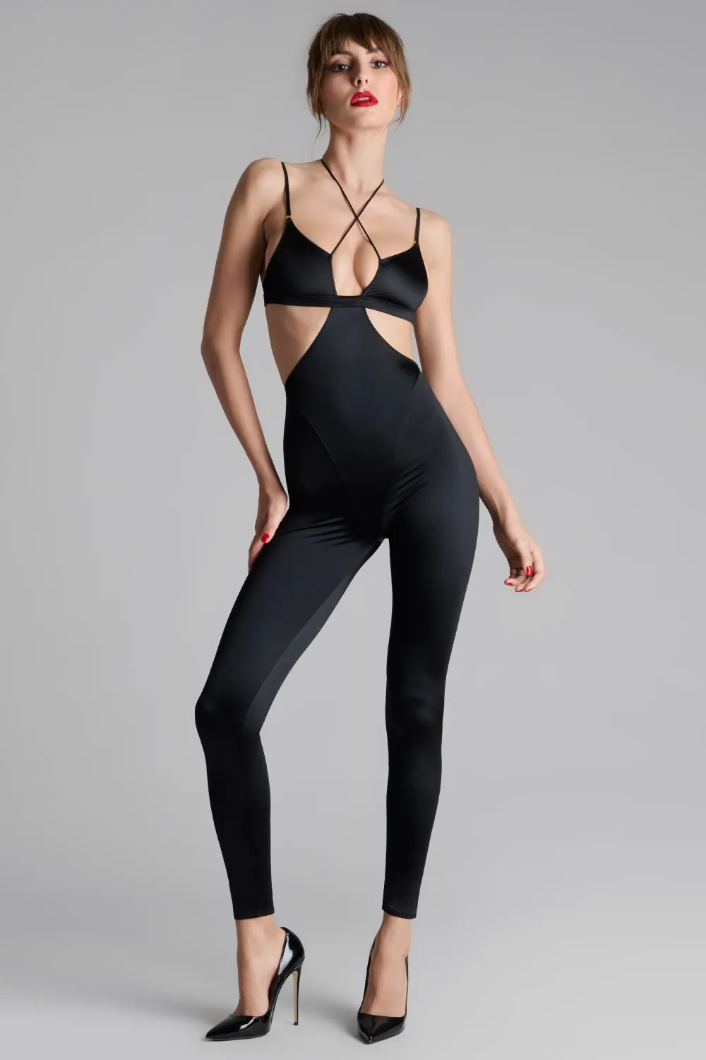 Maison Close French KissCatsuit bretelles