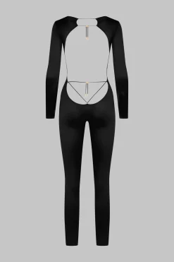 Maison Close French KissCatsuit dos ouvert manches longues