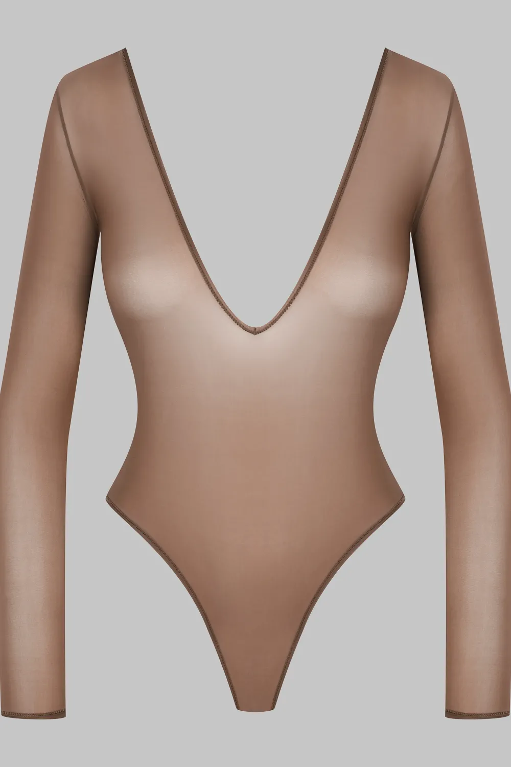 Maison Close French Kiss LightBody string dos ouvert manches longues