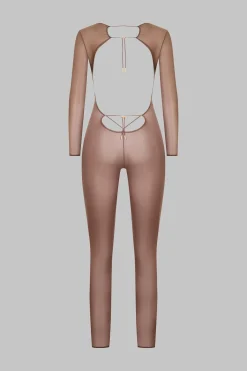 Maison Close French Kiss LightCatsuit dos ouvert manches longues