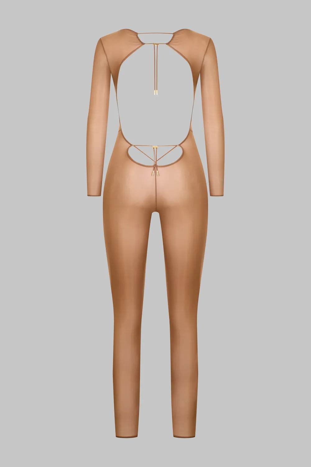 Maison Close French Kiss LightCatsuit dos ouvert manches longues
