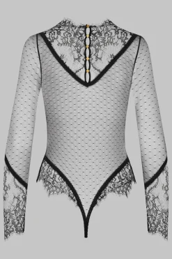 Maison Close Inspiration DivineBody string voile dentelle