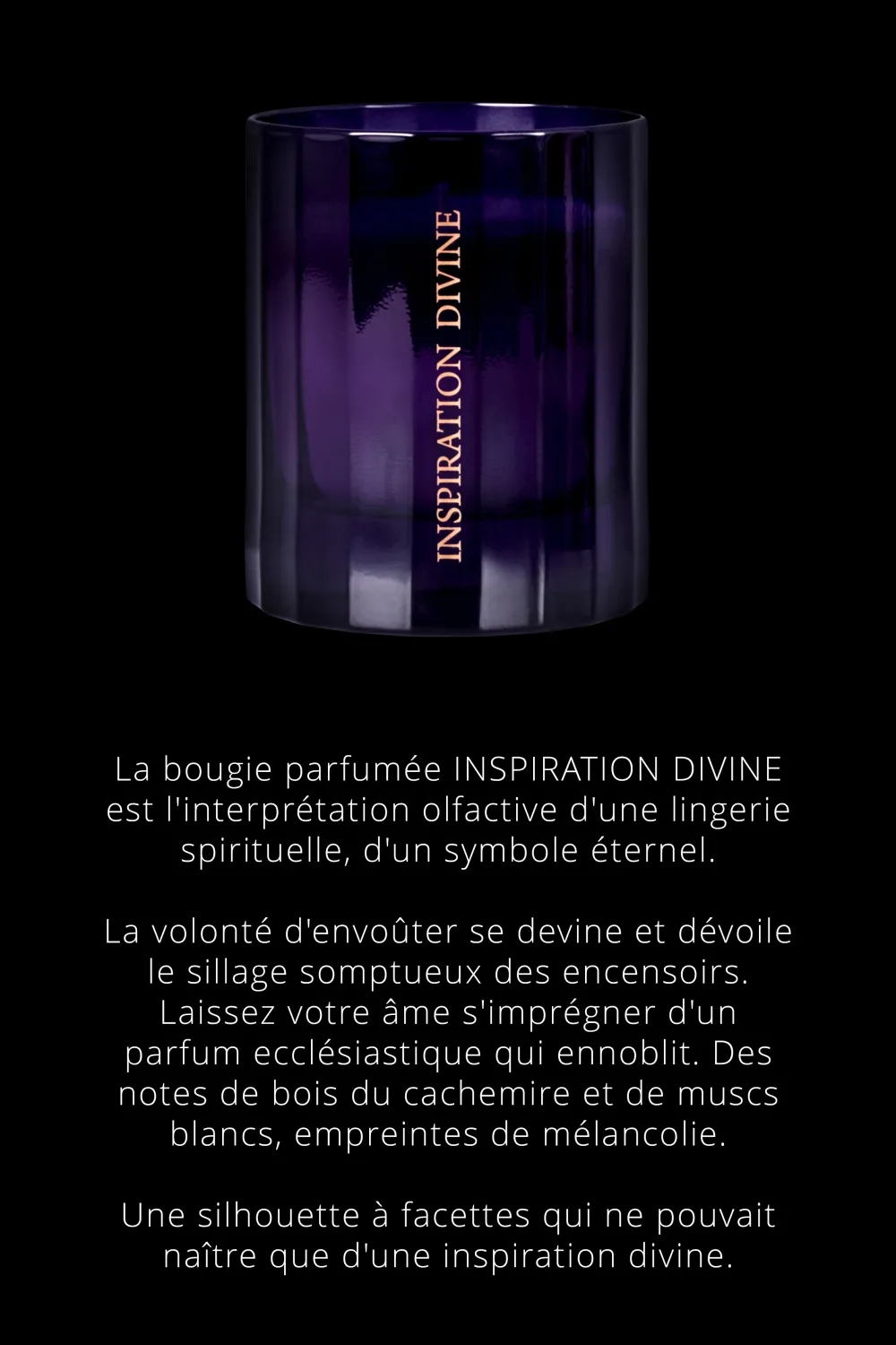 Maison Close Inspiration DivineBougie d'ambiance notes de Bois Précieux