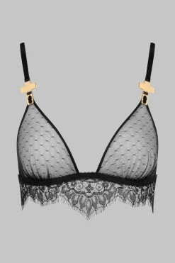 Maison Close Inspiration DivineSoutien-gorge triangle avec bretelles croix
