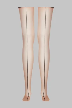 Maison Close LegwearBas coupés roulés couture 20D