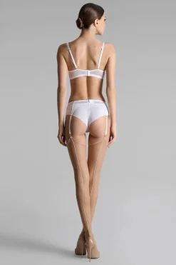 Maison Close LegwearBas coupés roulés couture 20D