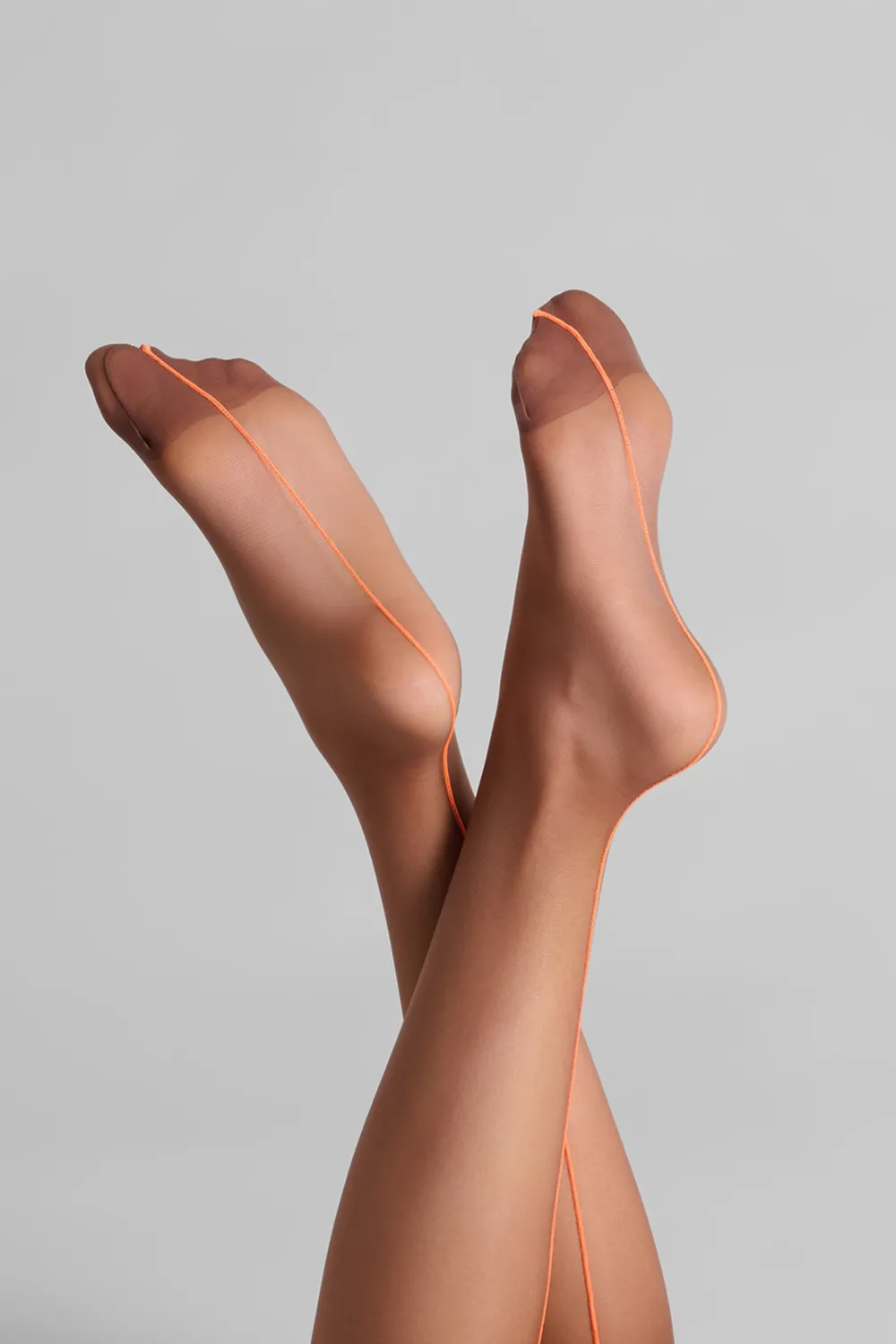 Maison Close LegwearBas coupés roulés couture fluo 20D