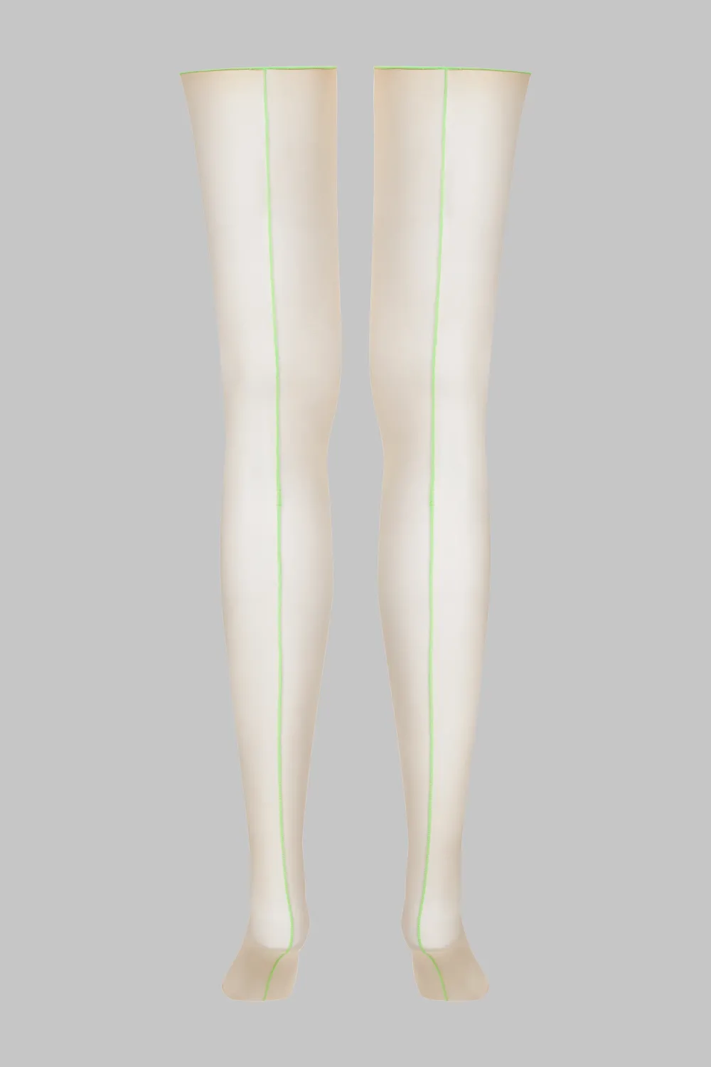 Maison Close LegwearBas coupés roulés couture fluo 20D