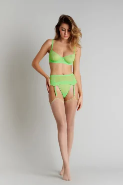 Maison Close LegwearBas coupés roulés couture fluo 20D