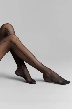 Maison Close LegwearBas coupés roulés coutures côtés 20D