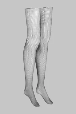 Maison Close LegwearBas coupés roulés résille