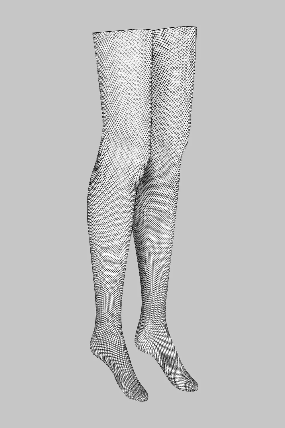 Maison Close LegwearBas coupés roulés résille Lurex