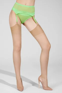 Maison Close LegwearBas nylon authentique couture fluo 15D