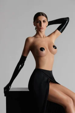 Maison Close Les FétichesCache-tétons cuir vernis