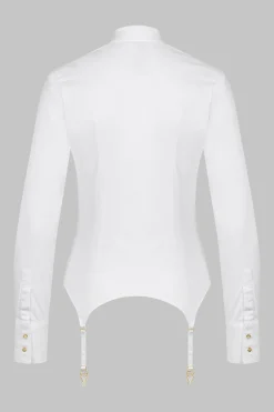 Maison Close Le Vestiaire014 Chemise porte-jarretelles
