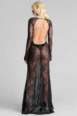 Maison Close Le Vestiaire030 Robe longue dentelle dos nu