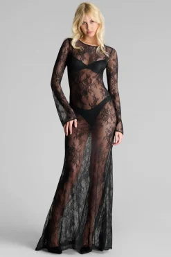 Maison Close Le Vestiaire030 Robe longue dentelle dos nu