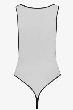 Maison Close MinuitMaillot de bain une pièce col V transparent