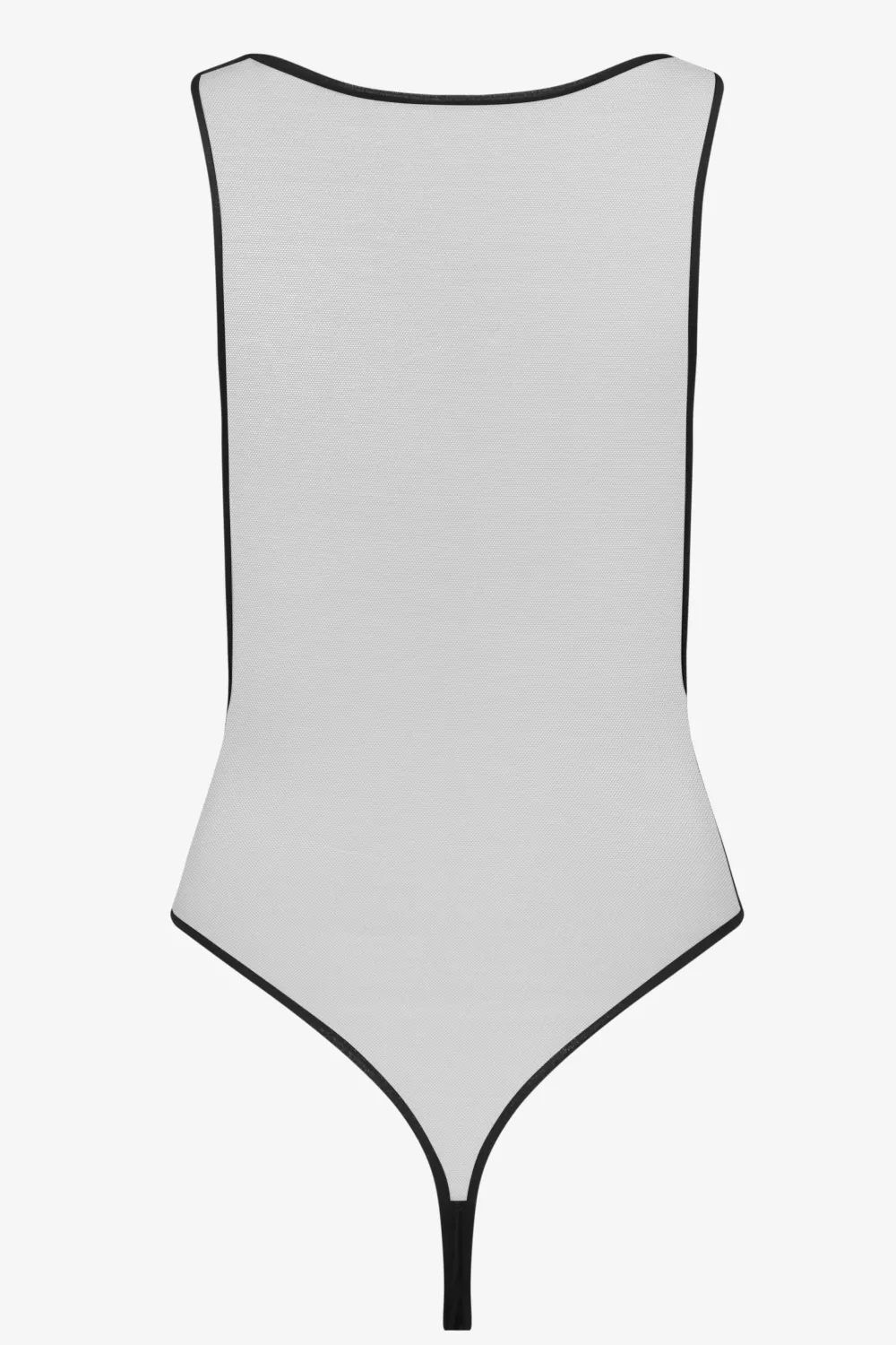 Maison Close MinuitMaillot de bain une pièce col V transparent