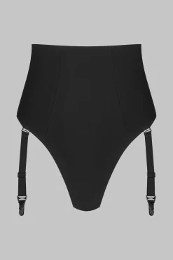 Maison Close Nuit InfinieTanga taille haute porte-jarretelle