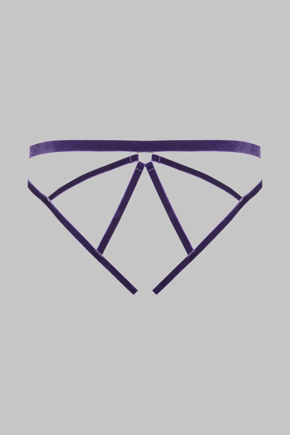 Maison Close Parure VeloursCulotte ouverte
