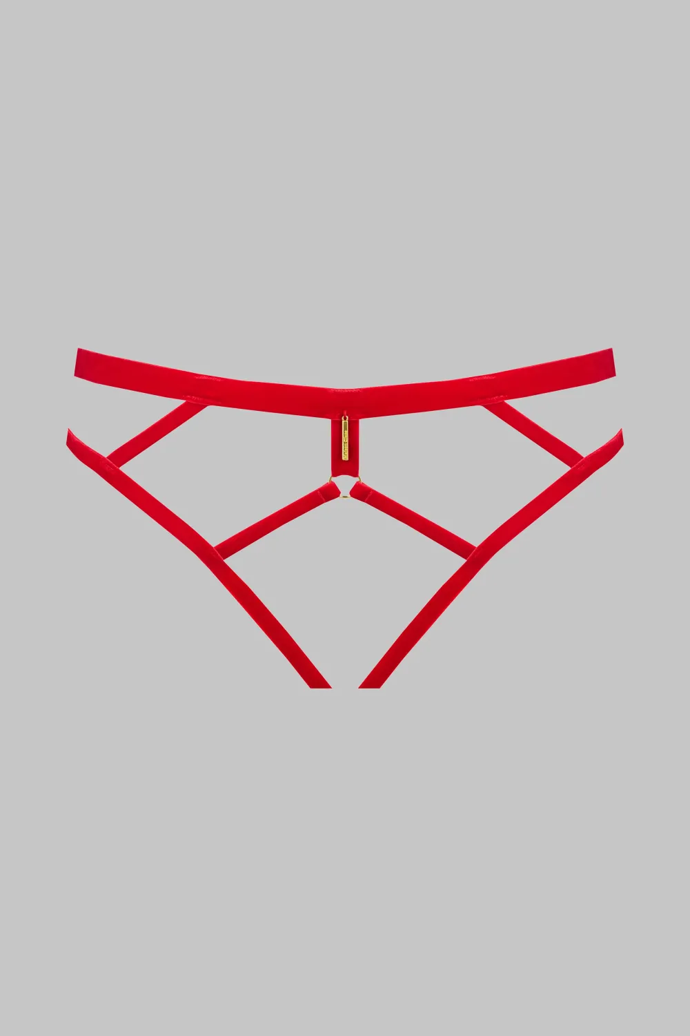 Maison Close Parure VeloursCulotte ouverte