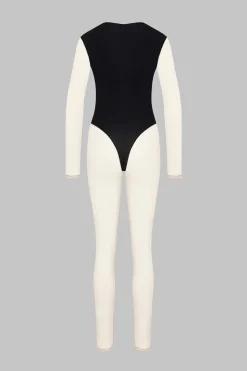 Maison Close Pure TentationCatsuit col V manches longues