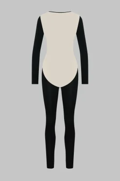 Maison Close Pure TentationCatsuit manches longues dos transparent