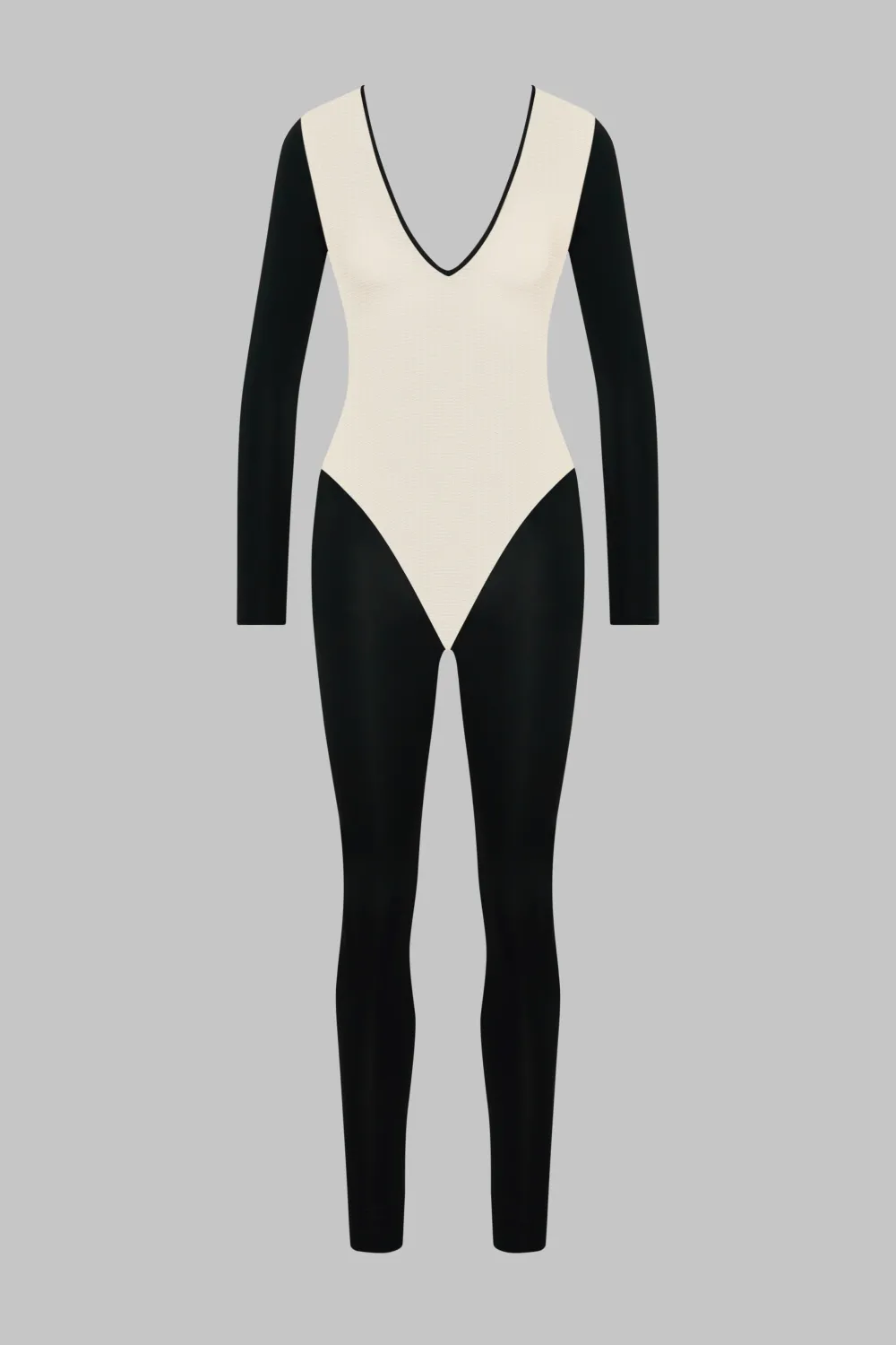 Maison Close Pure TentationCatsuit manches longues dos transparent