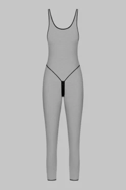 Maison Close Pure TentationCatsuit ouvrable bretelles