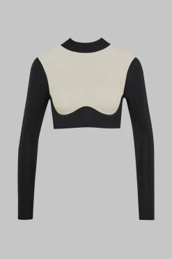 Maison Close Pure TentationTop transparent Manches Longues